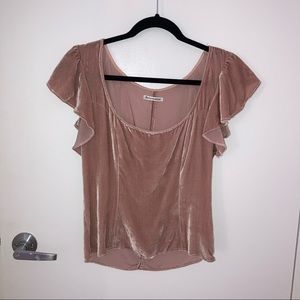 Reformation Velvet Top